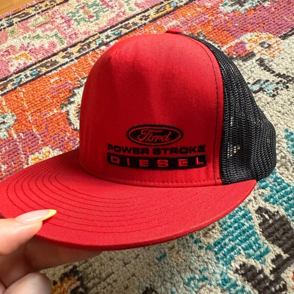 Red Ford Power Stroke Diesel Cap - Picture 2 of 5